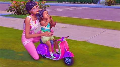 Toddler Moped Pose At Josie Simblr Sims 4 Updates
