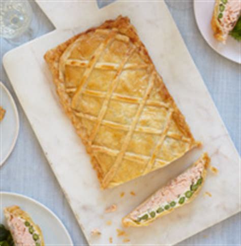 Gently shape the pastry and pat it into a rough ball. Mary Berry's salmon en croûte with asparagus recipe | HELLO!