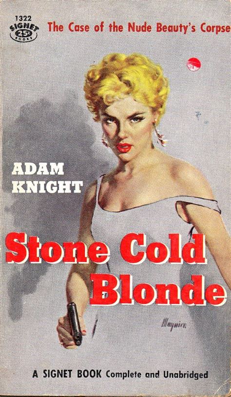 STONE COLD BLONDE The Case Of The Nude Beauty S Corpse Vintage Book