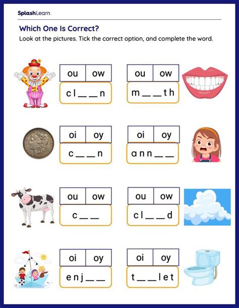 Select And Write The Correct Sound Ela Worksheets Splashlearn Hot Sex Picture