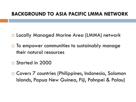 Ppt Locally Managed Marine Areas Lmmas Powerpoint Presentation