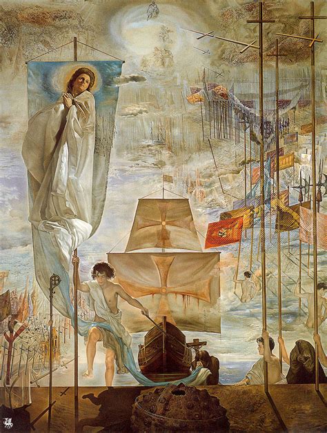 The Discovery Of America By Christopher Columbus Salvador Dali
