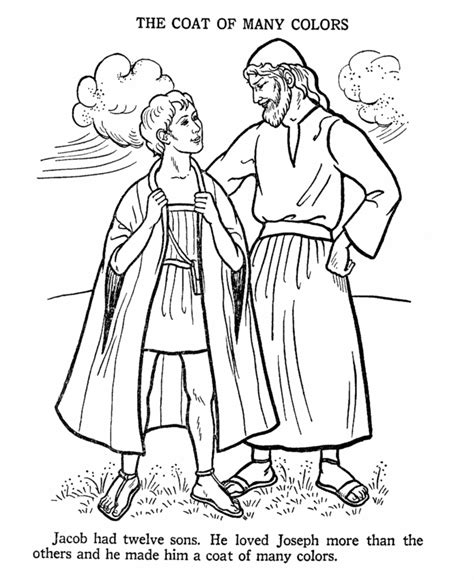 Story Of Joseph Coloring Pages Coloring Home