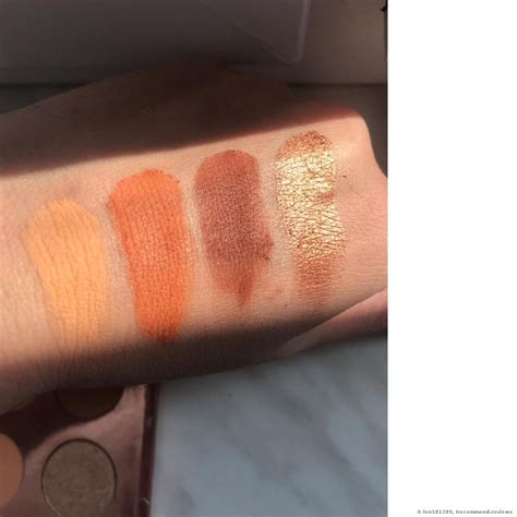 colourpop double entendre shadow palette red red orange makeup photos consumer reviews