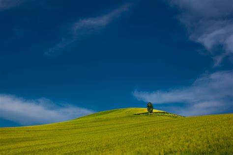 3840x2560 Agriculture Blue Blue Sky Calm Clouds Countryside