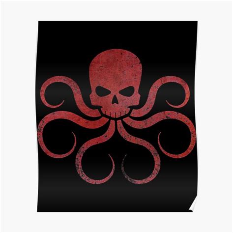 Hail Hydra Poster For Sale By Artkeydesign Redbubble
