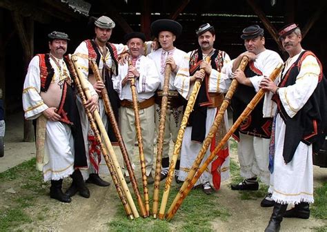 Traditional Slovakian Musical Instruments And Attire European Music