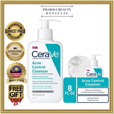Cerave Acne Control Cleanser With 2 Salicylic Acid 237ML EXP 2023