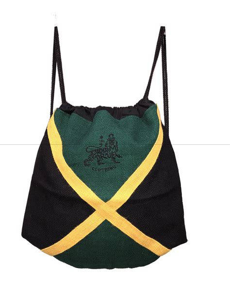 jamaica flag drawstring bag vp reggae