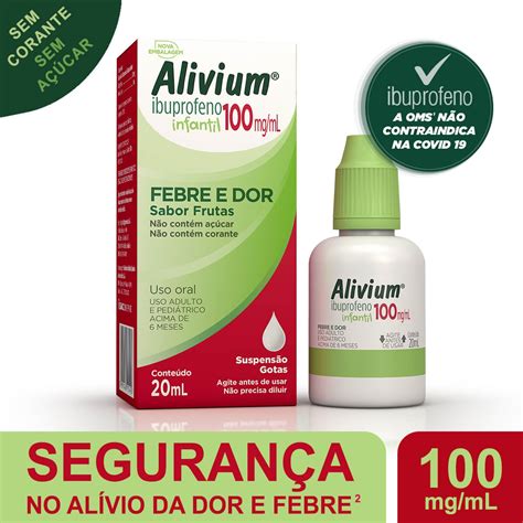 Alivium Gotas 100 Mg Infantil Posologia