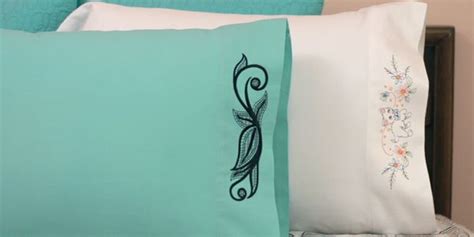 Free Project Instructions To Embroider On Pillowcases Machine