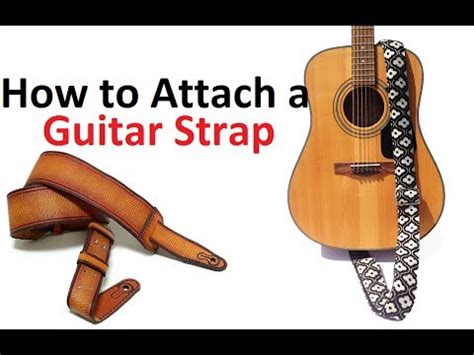 Guitar Lessons How To Attach A Guitar Strap Youtube