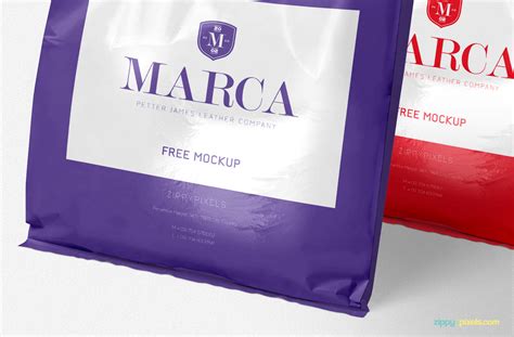 Download Free Plastic Bag Mockup | ZippyPixels