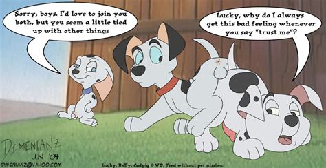 Rule 34 101 Dalmatians Cadpig Canine Disney Dog Feral Fur Lucky 101