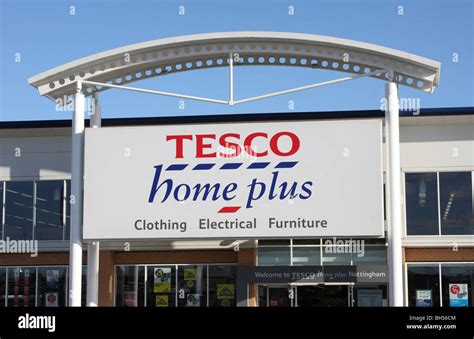 A Tesco Home Plus Store On A Retail Park In Nottingham England Uk