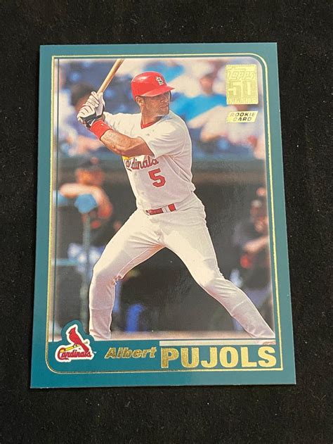 Lot Mint 2001 Topps Traded Rookie Card Albert Pujols T247 Baseball