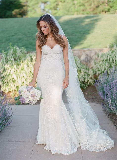 Jana kramer kisses nfl husband michael caussin at virginia wedding. Galia Lahav bride, Jana Kramer and her beautiful country ...