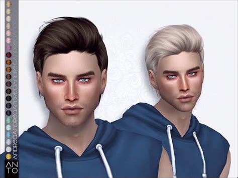 The Sims Resource Reload Hair By Anto Sims 4 Hairs Sims 4 Hair