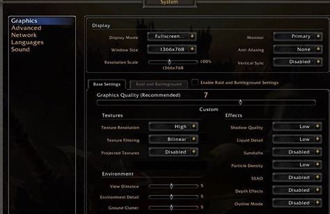 World Of Warcraft Best Graphics Settings For Gamers