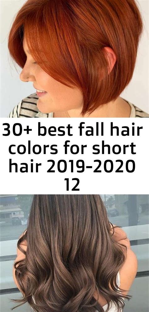 30 best fall hair colors for short hair 2019 2020 12 short hair color fall hair hair color