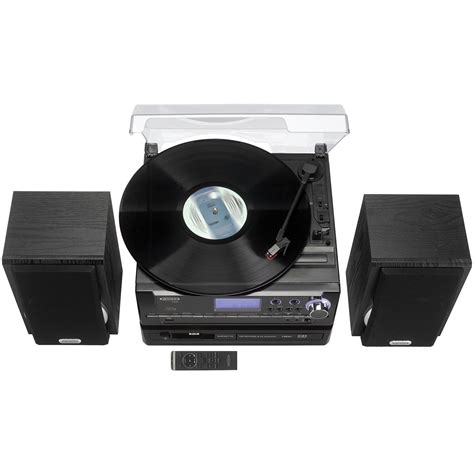 Jensen Jta 990 3 Speed Stereo Turntable Cd Recording System With