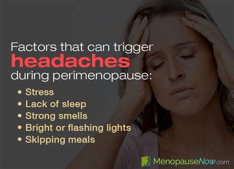 Headaches During Perimenopause Menopause Now