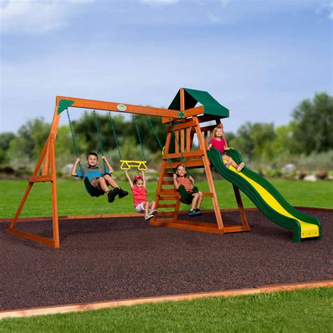Backyard Discovery Oakmont Residential Wood Playset At 46 Off