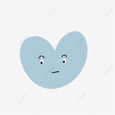 Cute Blue Heart Heart Blue Cute Png Transparent Clipart Image And