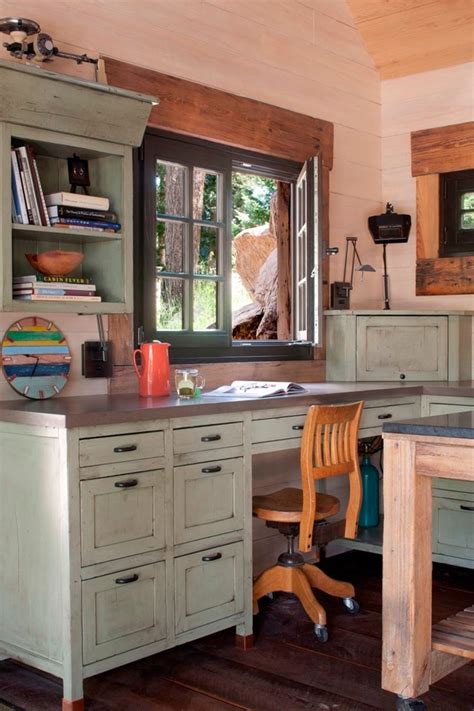 Cool And Classic Rustic Home Office Designs Interior Vogue