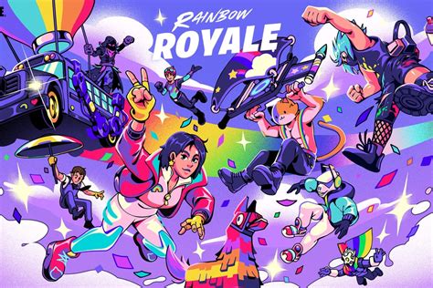 Fortnite Announces Rainbow Royale Event With Free Pride Cosmetics To