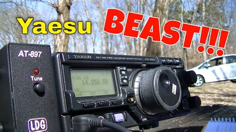 Yaesu Ft 897 Mp1 Super Antenna Portable Ham Radio Youtube