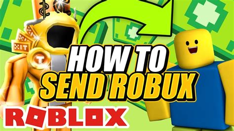 How To Send Your Friends Robux Easiest Ways Updated Youtube