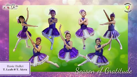 T Leah And T Aiyra S Basic Class Season Of Gratitude 3rd Global Online Recital By Dpmds Youtube