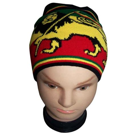 reggae rasta beanies winter caps lion of judah uni sex style free usa shipping wca140
