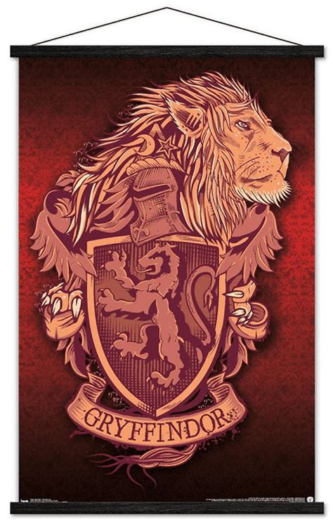 The Wizarding World Harry Potter Gryffindor Lion Crest Wall Poster