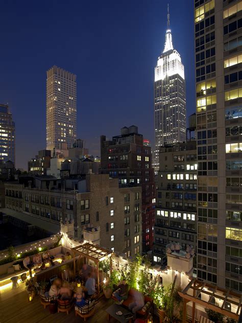 4 of 21 living room bar and terrace, w new york downtown: Birthday Getaways | Stylish Indulgence in NYC