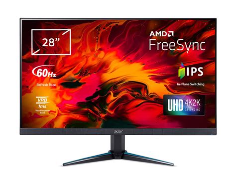 Buy Acer Nitro Vg K Inch Uhd Gaming Monitor Ips Panel Freesync Hz Ms Hdr Dp