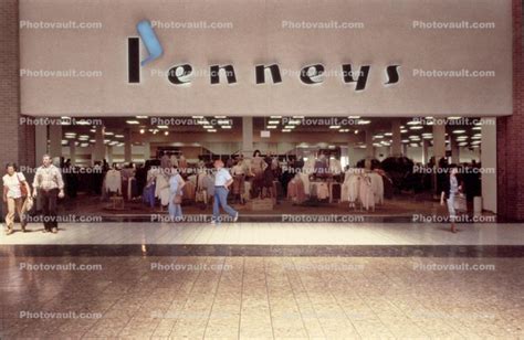 Jc Penneys Building Store Entrancr Mall Signage Interior Inside