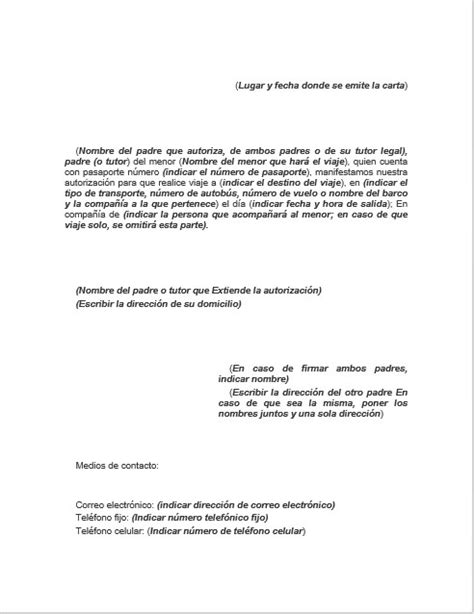 Carta De Autorizacion Ejemplos Y Formatos Word Pdf Images