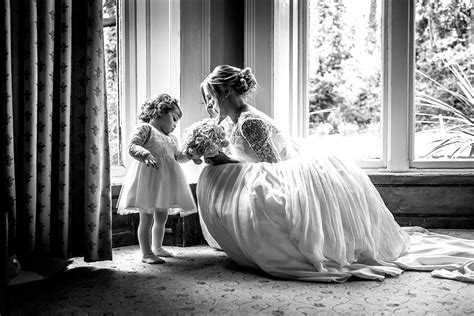 A Black And White Gallery Shot By Debbie Sanderson Wedding