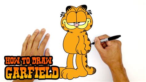 How To Draw Garfield Drawing Lesson Youtube