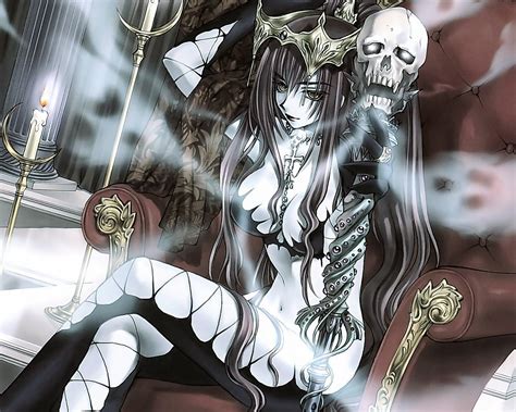 We've gathered more than 5 million images uploaded by our users and sorted them by the most popular ones. Anime Dark Girl Queen wallpaper from Dark wallpapers | We ...