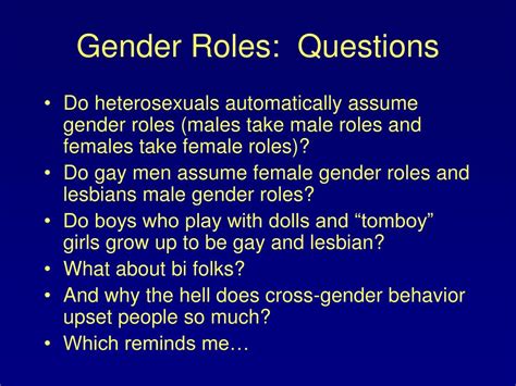 Ppt Gender Roles Powerpoint Presentation Free Download Id5772463