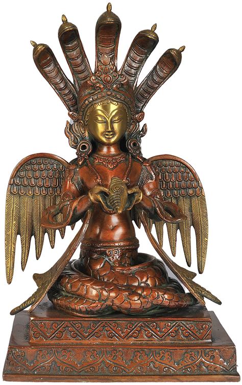 12 Naga Kanya Brass Statue Handmade Made In India Exotic India