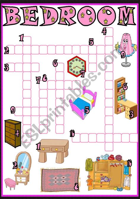 Check spelling or type a new query. Bedroom things - ESL worksheet by LILIAAMALIA