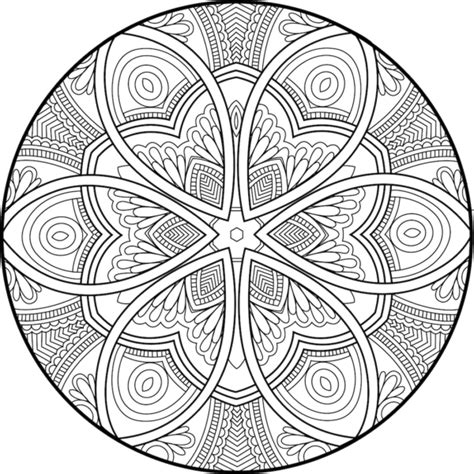 196 Dibujos de Mandalas para Colorear fáciles y difíciles - Mandalas