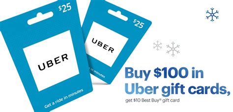 Or maybe you, yourself, want an easy way to order your favorite foods with some secure prepaid credit. (EXPIRED) Best Buy: Purchase 4x $25 Uber Gift Cards, Get $10 Best Buy Gift Card Free