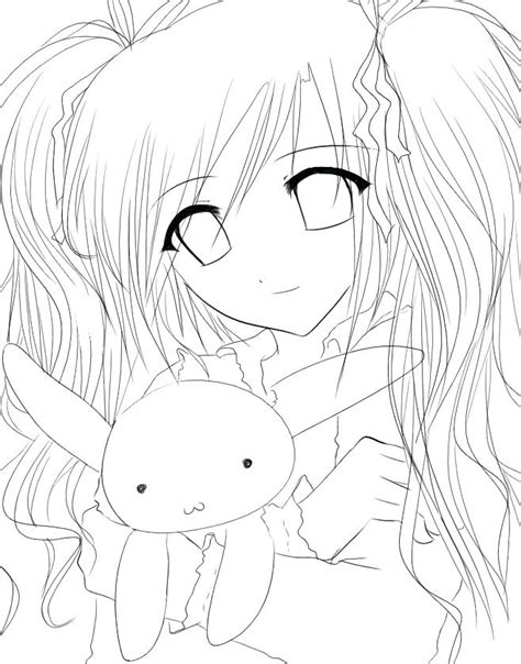 Cute Manga Coloring Pages At Getdrawings Free Download