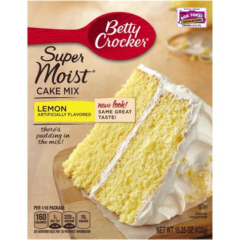 Enriched flour bleached (wheat flour, niacin, iron, thiamin mononitrate, riboflavin, folic acid), sugar, corn syrup for nearly a century, betty crocker has been source for modern cooking instruction and trusted recipe development. Betty Crocker Delights Super Moist Lemon Cake Mix from ...