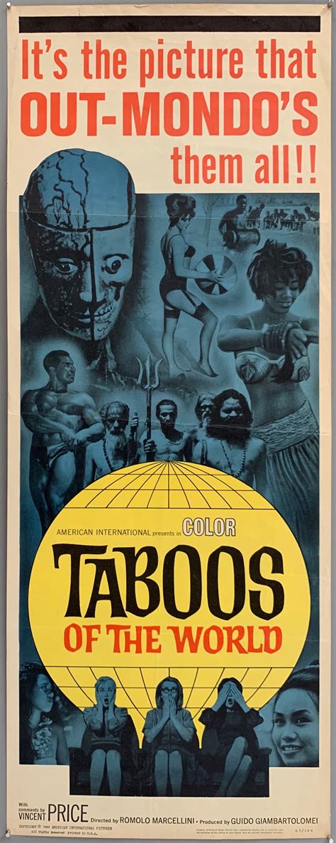 Taboos Of The World 1963